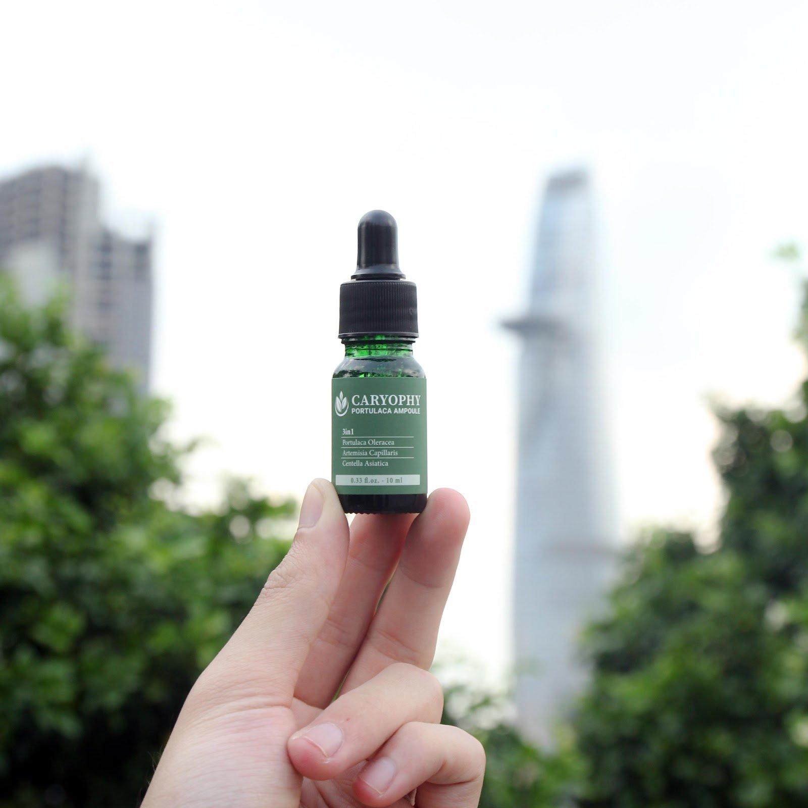 Serum Giảm Mụn và Thâm Caryophy Portulaca Ampoule 10ml - Sản Phẩm Chăm Sóc Da Từ Thiên Nhiên, Hiệu Quả Tức Thì