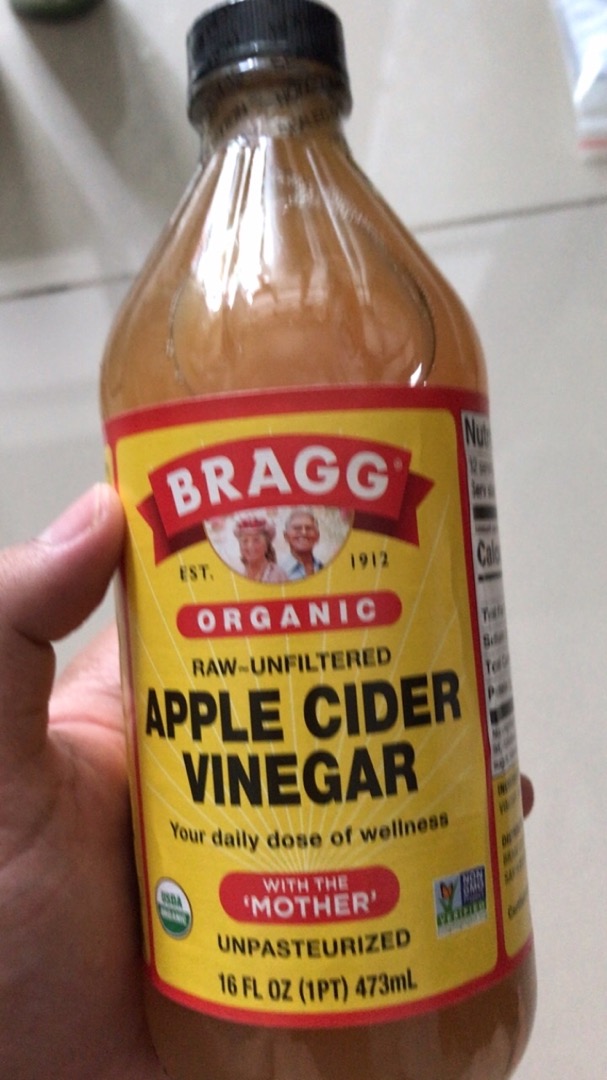 Giấm Táo Hữu Cơ Bragg Organic 473ml - Giấm Tự Nhiên Không Biến Đổi Gen, Hỗ Trợ Tiêu Hóa Và Miễn Dịch, Chứng Nhận Hữu Cơ USDA