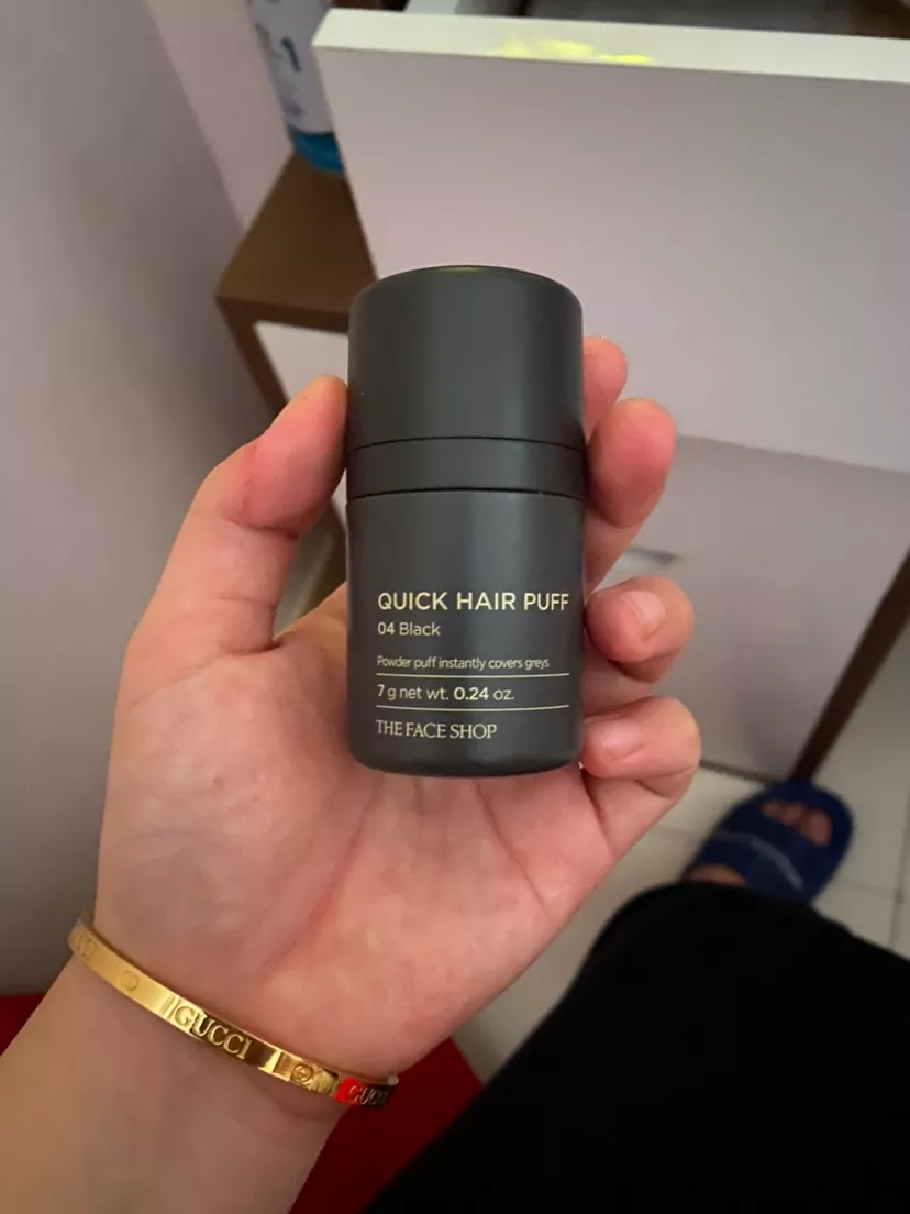 Phấn Che Khuyết Điểm Tóc The Face Shop Quick Hair Puff - Giúp Tóc Dày Dặn Tự Nhiên, Che Phủ Da Đầu Thưa, Nhiều Màu Sắc Chọn Lựa