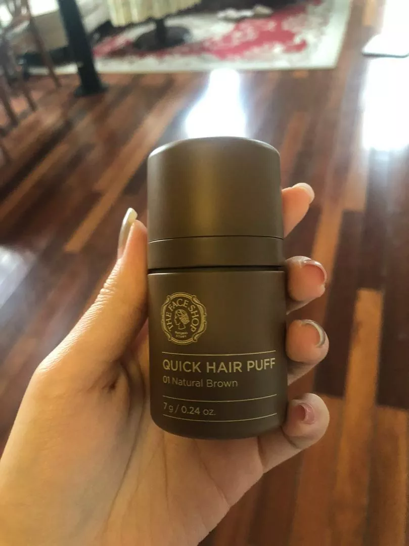Phấn Che Khuyết Điểm Tóc The Face Shop Quick Hair Puff - Giúp Tóc Dày Dặn Tự Nhiên, Che Phủ Da Đầu Thưa, Nhiều Màu Sắc Chọn Lựa