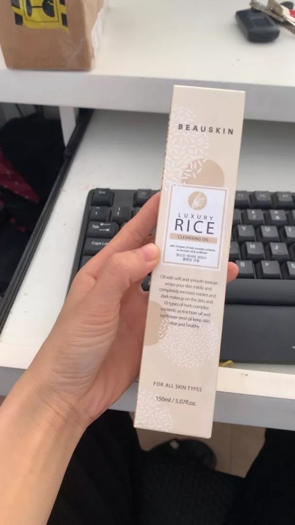 Dầu Tẩy Trang Sạch Sâu Beauskin Luxury Rice Cleansing Oil 150ml - Cho Mọi Loại Da, Dưỡng Ẩm Và Làm Sáng Da