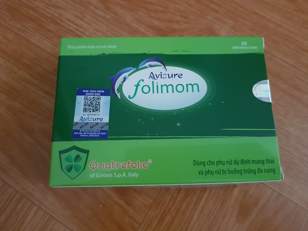 Avisure Folimom - hỗ trợ khả năng mang thai tự nhiên ở nữ giới