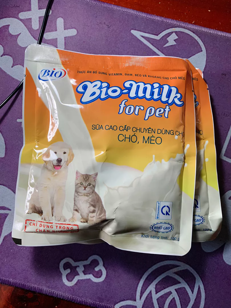 Sữa Bột Dành Cho Chó Mèo Bio Milk - Dinh Dưỡng Cân Đối Giống Như Sữa Mẹ, Hỗ Trợ Phát Triển Khỏe Mạnh Cho Thú Cưng 100g