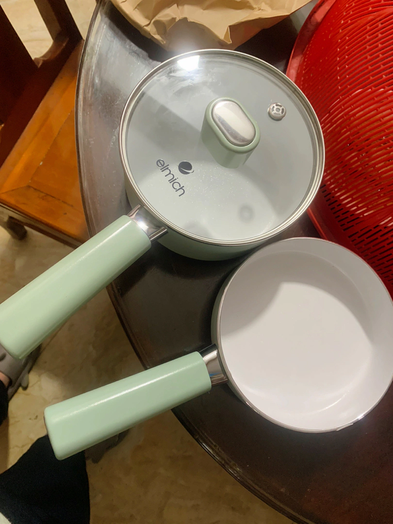 Bộ Nồi Chảo Chống Dính Elmich Baby EL-1168SK Đáy Từ 16cm - Thời Trang, Siêu Bền, An Toàn Cho Sức Khỏe Người Dùng