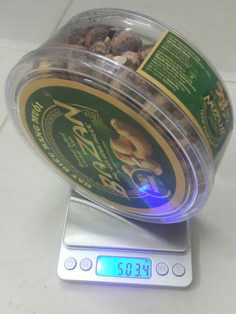 Hạt Điều Rang Muối Bazan Nguyên Hạt Tách Vỏ Sẵn - Hương Vị Tuyệt Hảo, Hộp 235g, 400g, 500g - Dinh Dưỡng Tốt Cho Tim & Xương