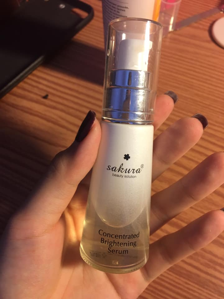 Serum Dưỡng Trắng Da Sakura Concentrated Brightening 30ml - Bảo Vệ Da, Cải Thiện Sắc Tố, Làm Mờ Đốm Nám, Chăm Sóc Da Nhẹ Nhàng từ Nhật Bản