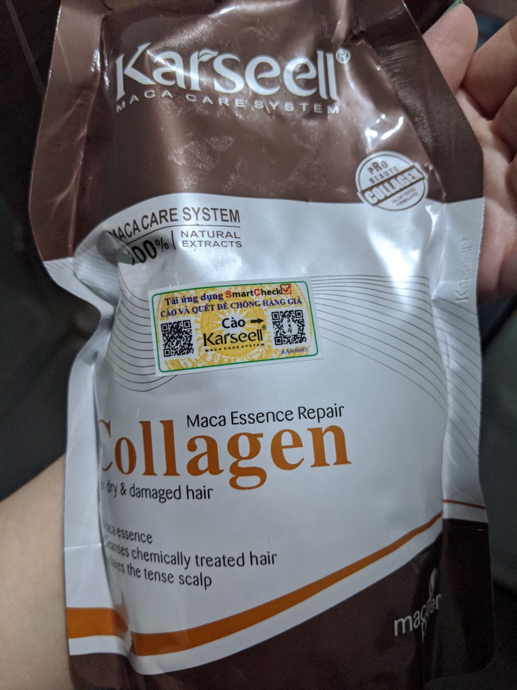 Dầu Hấp Tóc Collagen Karseell Maca 500ml - Phục Hồi Tóc Hư Tổn, Dưỡng Tóc Mềm Mượt, Chăm Sóc Tóc Chuyên Nghiệp Tại Nhà