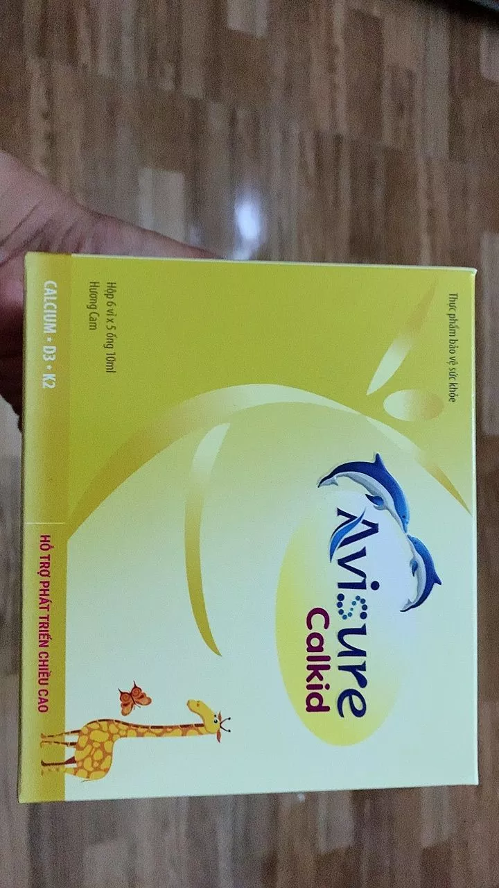 Avisure Calkid Canxi cho bé hỗ trợ bổ sung vitamin D3, K2 tăng chiều cao
