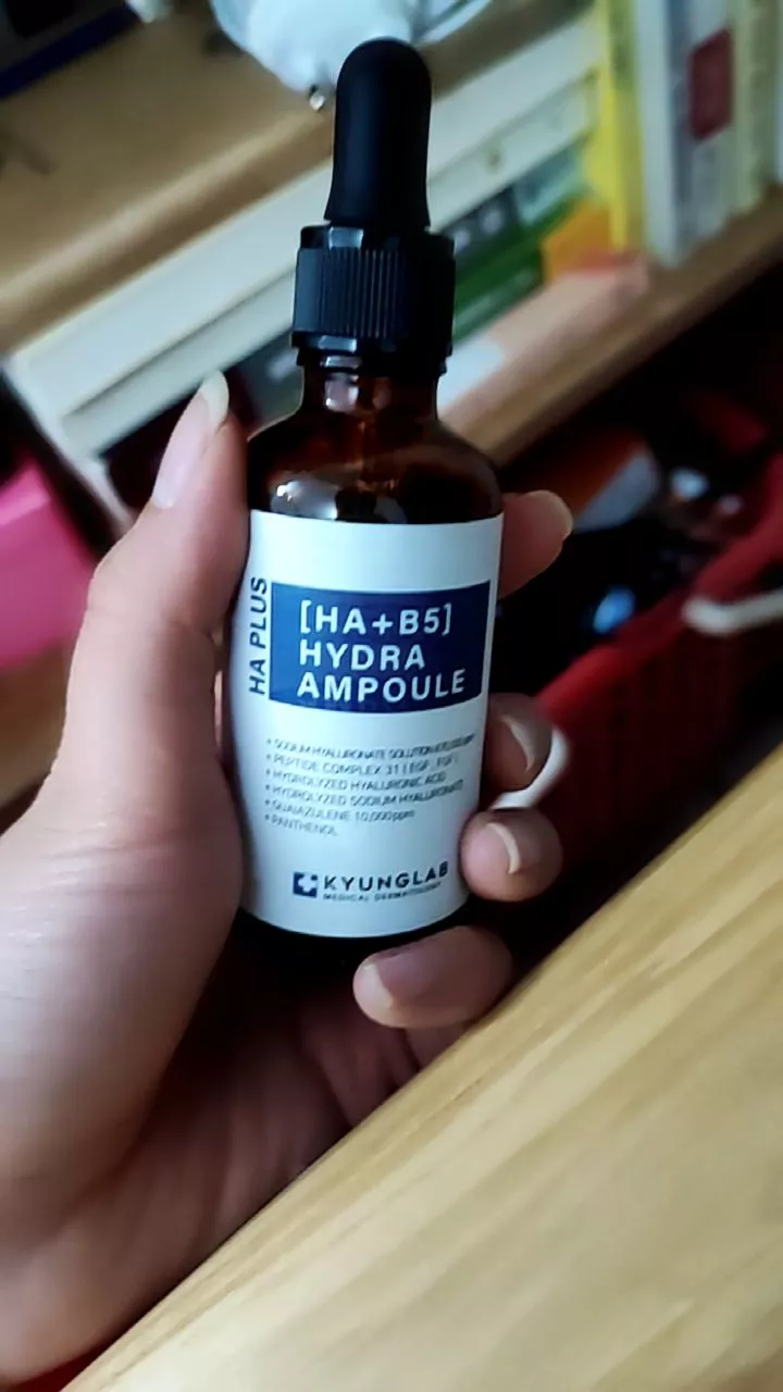 Serum KyungLab Ha Plus Hydra Ampoule B5 50ml - Tinh chất cấp nước, phục hồi và làm căng bóng da tự nhiên, phù hợp mọi loại da