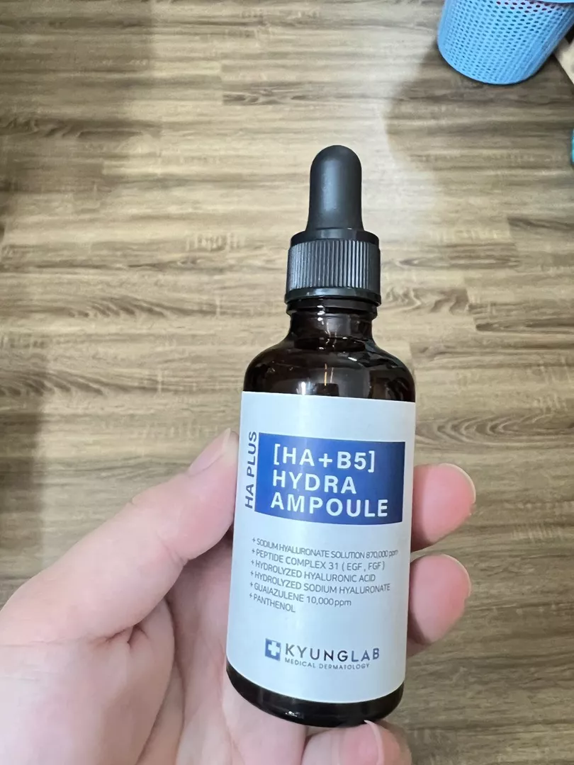 Serum KyungLab Ha Plus Hydra Ampoule B5 50ml - Tinh chất cấp nước, phục hồi và làm căng bóng da tự nhiên, phù hợp mọi loại da