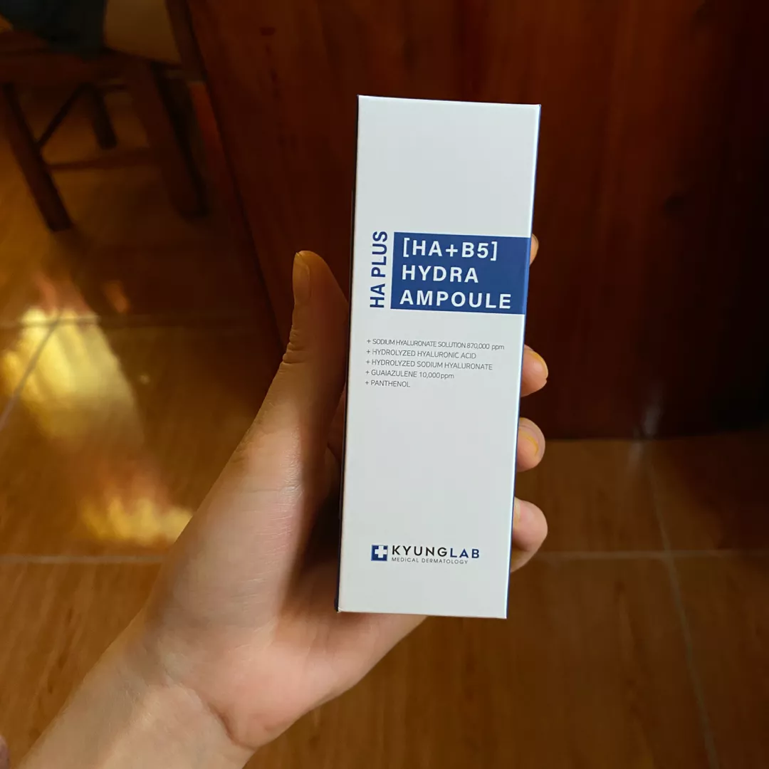 Serum KyungLab Ha Plus Hydra Ampoule B5 50ml - Tinh chất cấp nước, phục hồi và làm căng bóng da tự nhiên, phù hợp mọi loại da