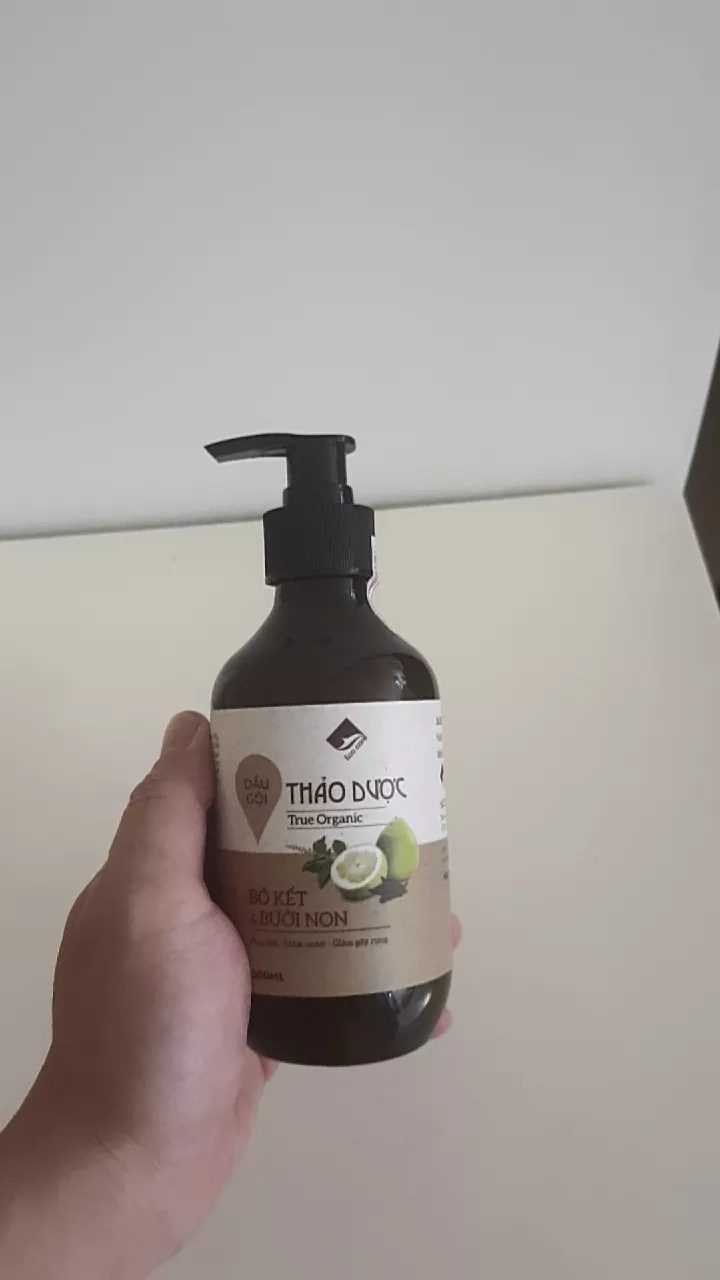 Dầu gội Bồ Kết và Bưởi Non Ecocare tóc mềm mượt và giảm gãy rụng