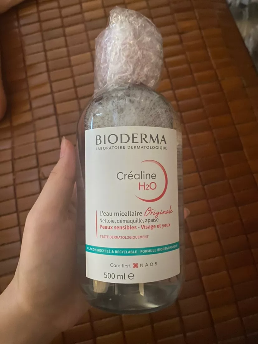 Nước Tẩy Trang Bioderma H2O 500ml - Dành Cho Da Nhạy Cảm & Da Dầu Mụn, Dịu Nhẹ, Không Gây Kích Ứng, Công Thức Lành Tính