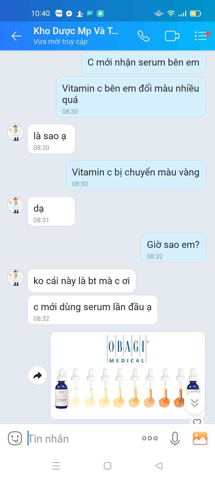 Serum Dưỡng Trắng Da Obagi Clinical Vitamin C+ Arbutin 30ml - Giúp Trắng Sáng, Cải Thiện Độ Đàn Hồi, Làm Mờ Đốm Nâu