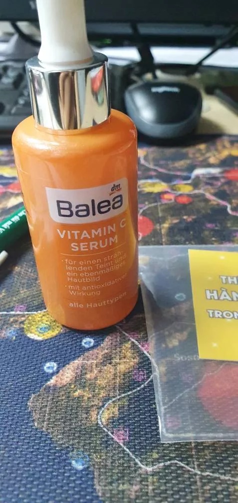Serum Dưỡng Sáng Da Balea Vitamin C 30ml - Làm Trắng, Mờ Thâm, Trẻ Hóa Da - Chất Lỏng Nhẹ, Không Nhờn Dính, Chính Hãng Đức