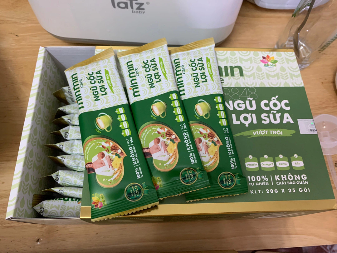 Bột Ngũ Cốc Lợi Sữa Min Min Care - 38 Loại Hạt Dinh Dưỡng Hỗ Trợ Tăng Tiết Sữa Mẹ, Cải Thiện Chất Lượng Sữa Cho Bé