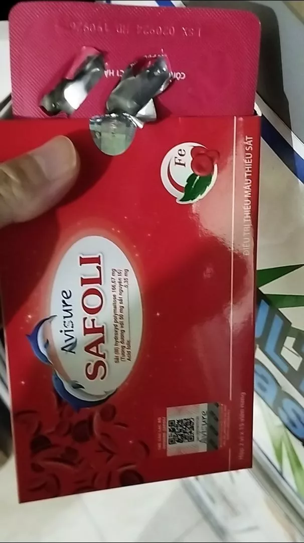 Sắt Safoli Avisure - Bổ sung Sắt và Acid Folic Cho Bà Bầu, Phụ Nữ Sau Sinh và Người Thiếu Máu - Hộp 30 Viên