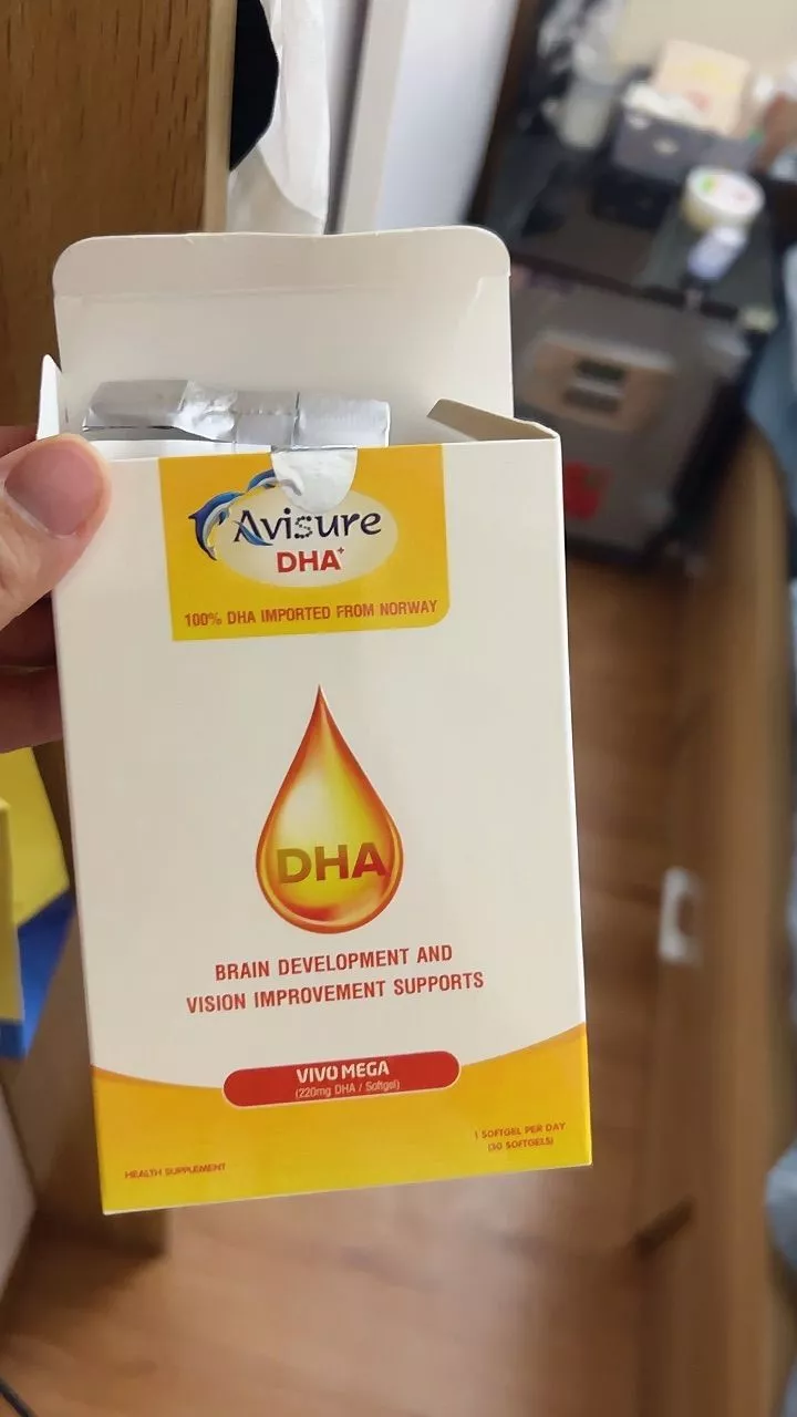 Viên uống DHA cho bà bầu Avisure - Hỗ trợ phát triển trí não và thị giác trong thai kỳ, Omega-3 tinh khiết từ Na Uy