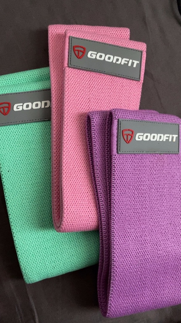 Set 3 Dây Tập Gym Mini Band GoodFit GF914MB - Đàn Hồi Cao, Kháng Lực Tốt, Tiện Lợi Cho Tập Luyện Tại Nhà và Du Lịch