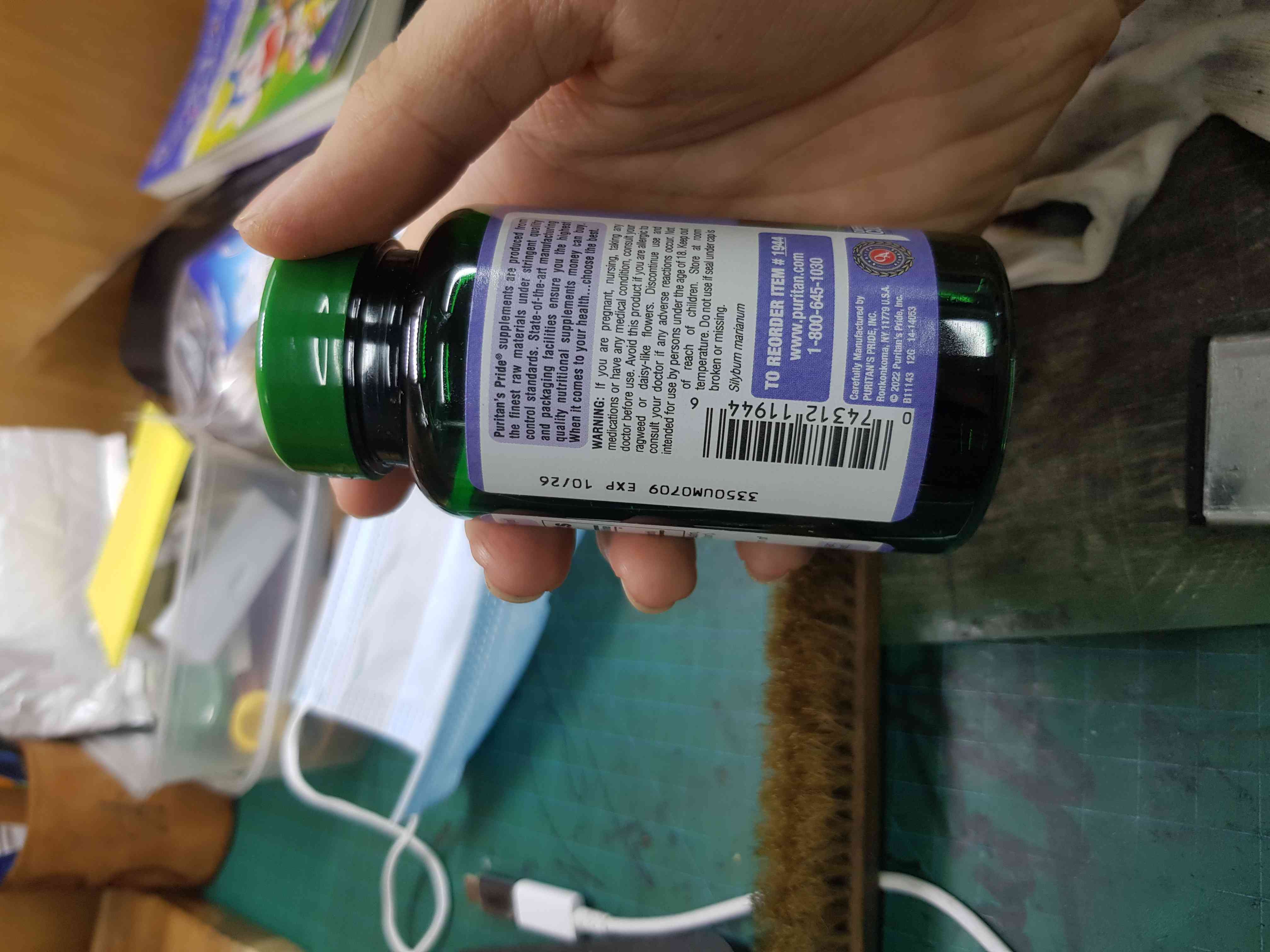 Viên uống Milk Thistle Extract 1000mg Puritan Pride - Hỗ trợ chức năng gan, Giải độc gan tự nhiên, Bổ sung sức khỏe 90 viên