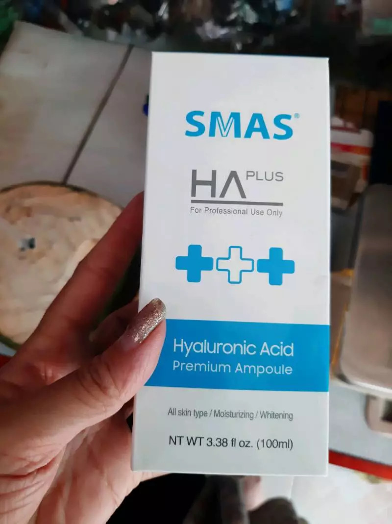 Serum Dưỡng Ẩm SMAS HA Plus - Tinh Chất Hyaluronic Acid Giúp Da Căng Bóng, Mịn Màng và Ngăn Ngừa Lão Hóa