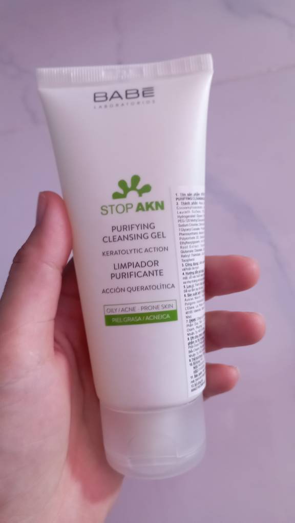 Sữa Rửa Mặt BABE Stop AKN Gel 200ml - Lọc Sạch, Kiềm Dầu Cho Da Dầu Mụn - Hỗ Trợ Ngăn Mụn Tái Phát, Làm Sáng Da