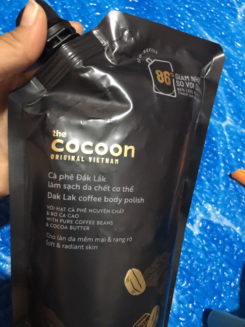 Tẩy Da Chết Cocoon Dak Lak Coffee Body Polish 200ml - Giúp Làm Sạch Da, Mịn Màng, Dưỡng Ẩm Từ Hạt Cà Phê Ca Cao Chính Hãng