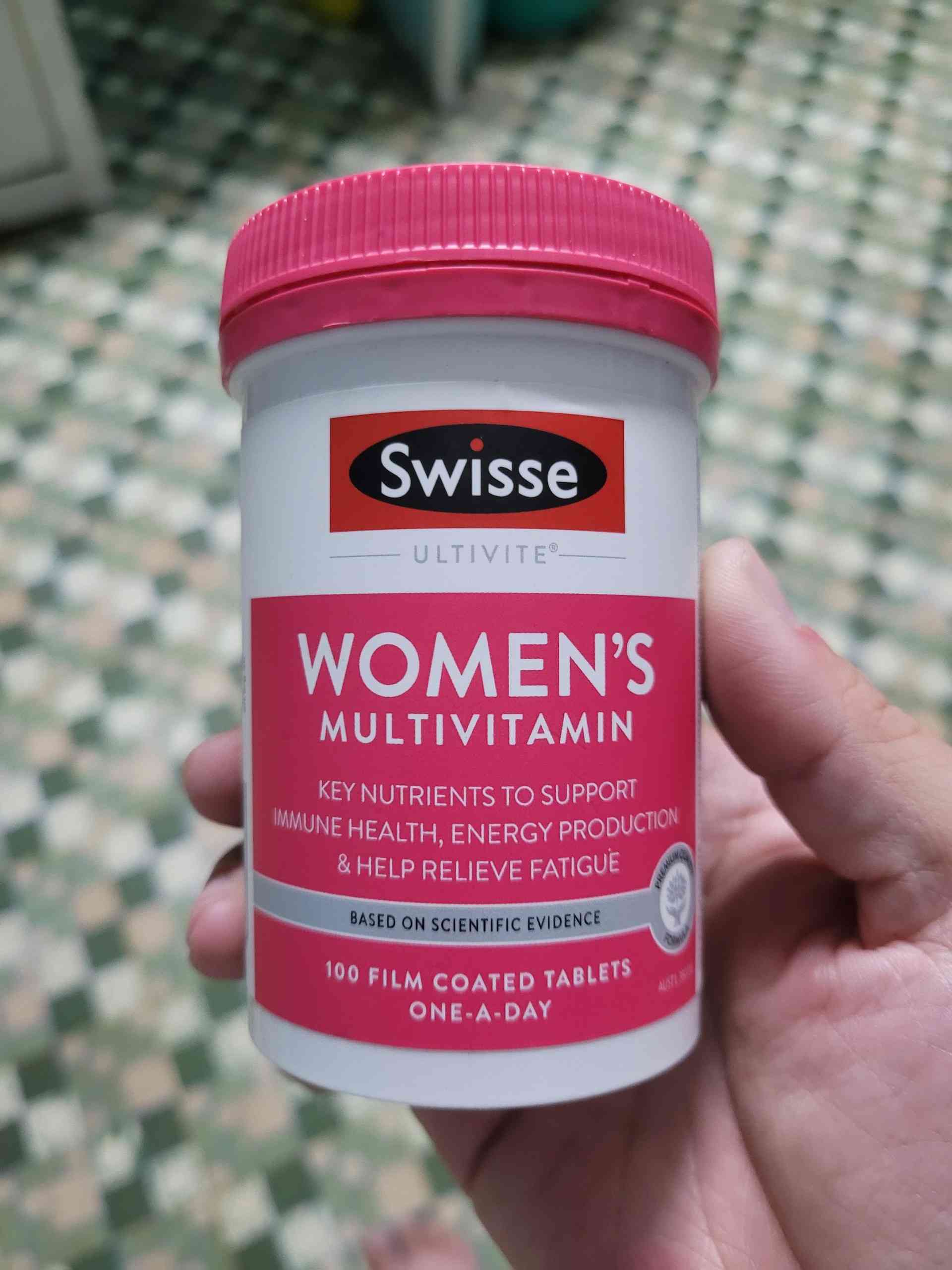 Vitamin Tổng Hợp Swisse Women's Ultivite Multivitamin 60 Viên - Hỗ Trợ Sức Khỏe Phụ Nữ, Giảm Mệt Mỏi, Tăng Cường Năng Lượng