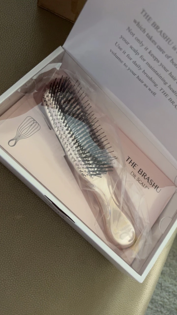 Lược Đa Năng The Brashu Dr Scalp - Lược Massage Tóc Chăm Sóc Da Đầu, Làm Sạch Gàu, Kích Thích Phát Triển Nang Tóc