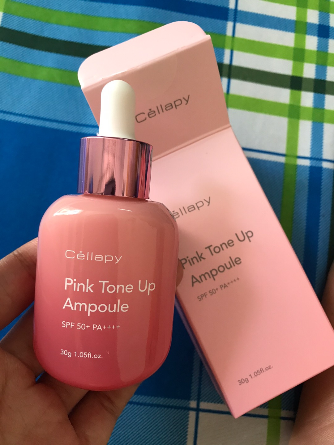 Serum Chống Nắng Cellapy Pink Tone Up Ampoule SPF 35 - Dưỡng Trắng Da, Nâng Tone, Chăm Sóc Da Nhạy Cảm, Hàn Quốc