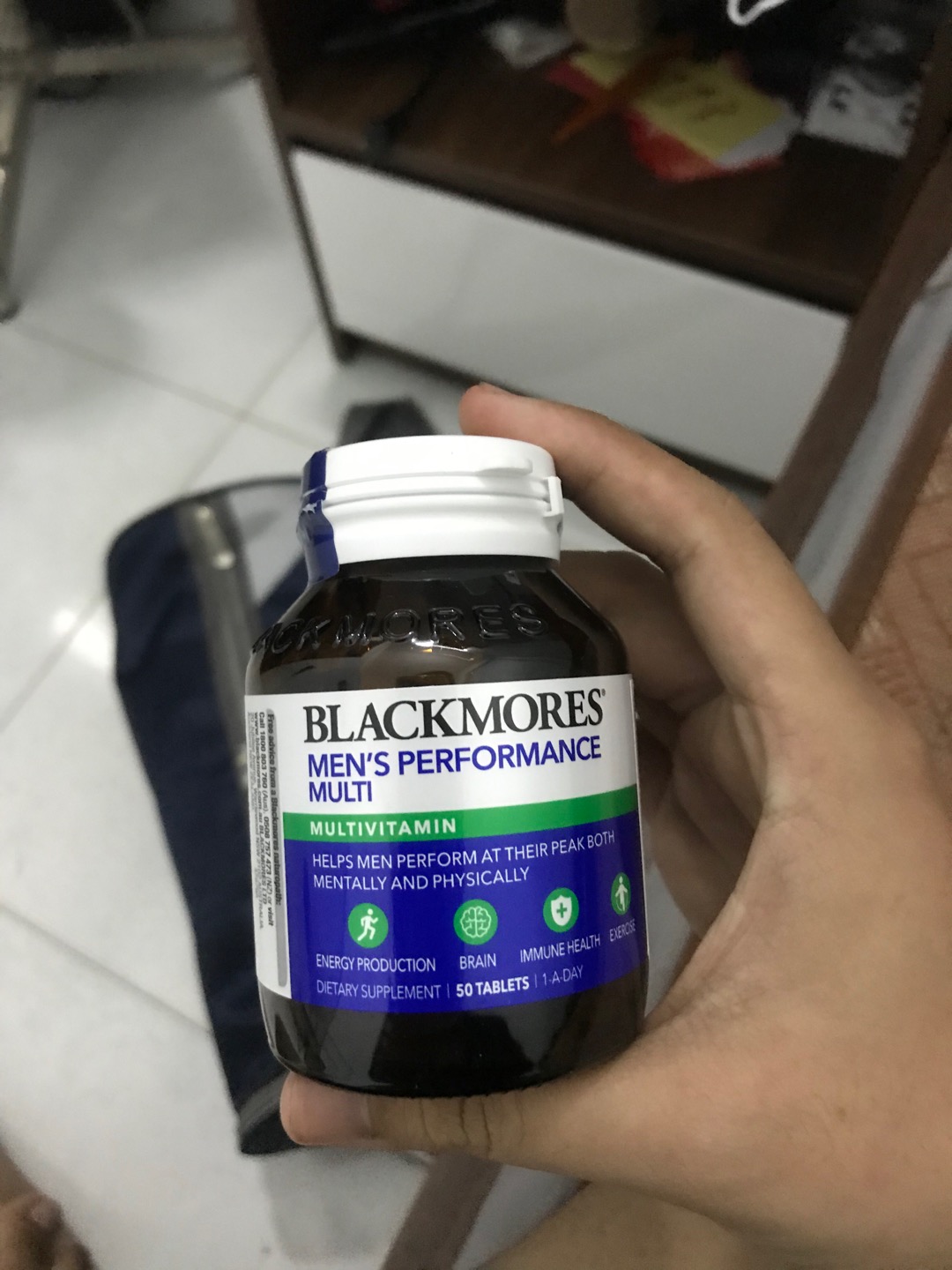 Vitamin Tổng Hợp Nam Blackmores Men's Performance Multi - Viên Uống Bổ Sung Dinh Dưỡng, Tăng Cường Sức Khỏe và Năng Lượng 60 Viên