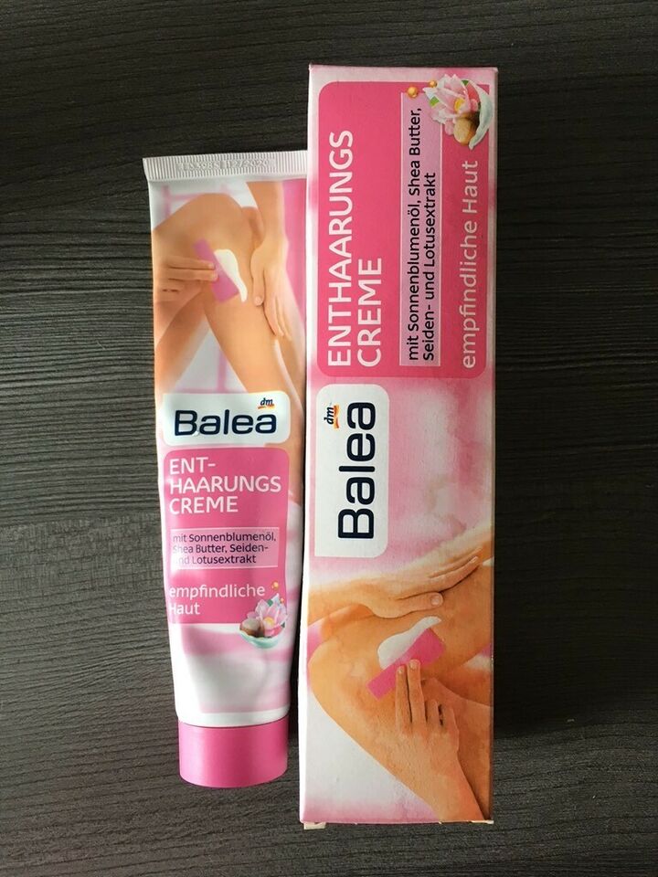 Kem Tẩy Lông Balea 125ml – Dịu Nhẹ, An Toàn Cho Làn Da Thường, Giúp Loại Bỏ Lông Hiệu Quả Không Đau Rát, Hàng Chính Hãng Đức