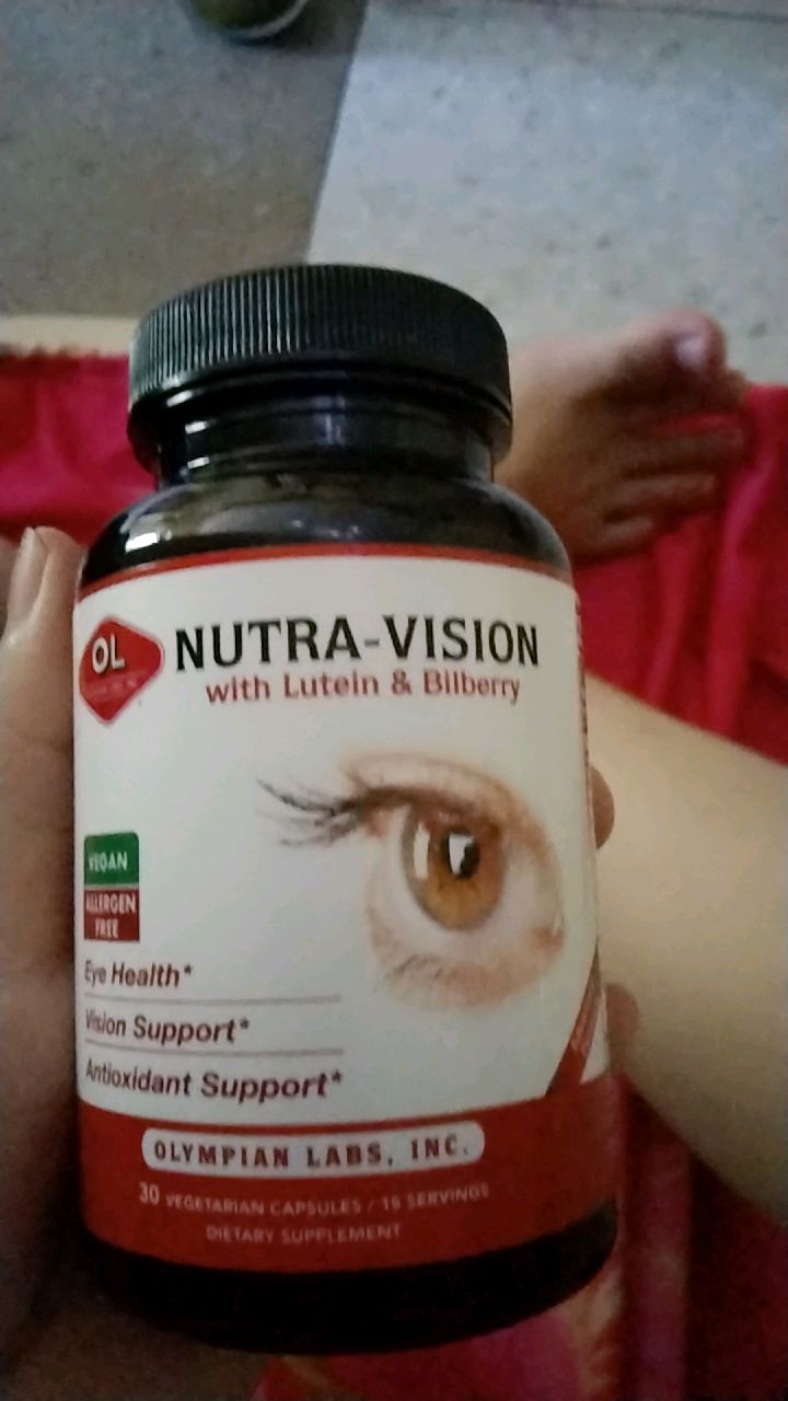 Viên uống hỗ trợ mắt Nutra Vision Olympian Labs - Vitamin và Khoáng Chất Bảo Vệ Mắt, Giảm Mệt Mỏi, Sản Phẩm Chính Hãng Mỹ
