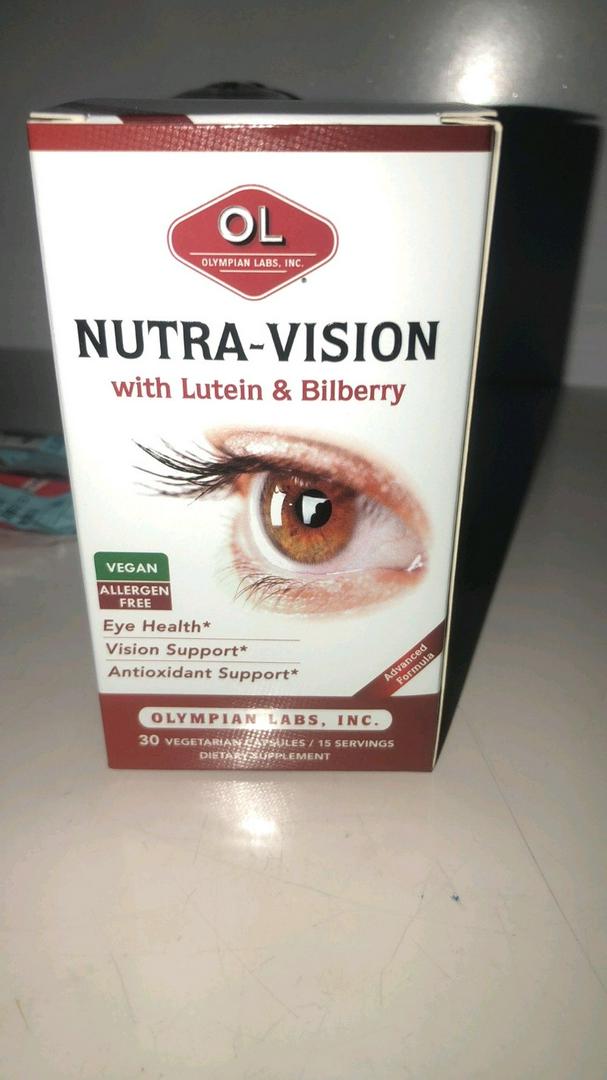 Viên uống hỗ trợ mắt Nutra Vision Olympian Labs - Vitamin và Khoáng Chất Bảo Vệ Mắt, Giảm Mệt Mỏi, Sản Phẩm Chính Hãng Mỹ