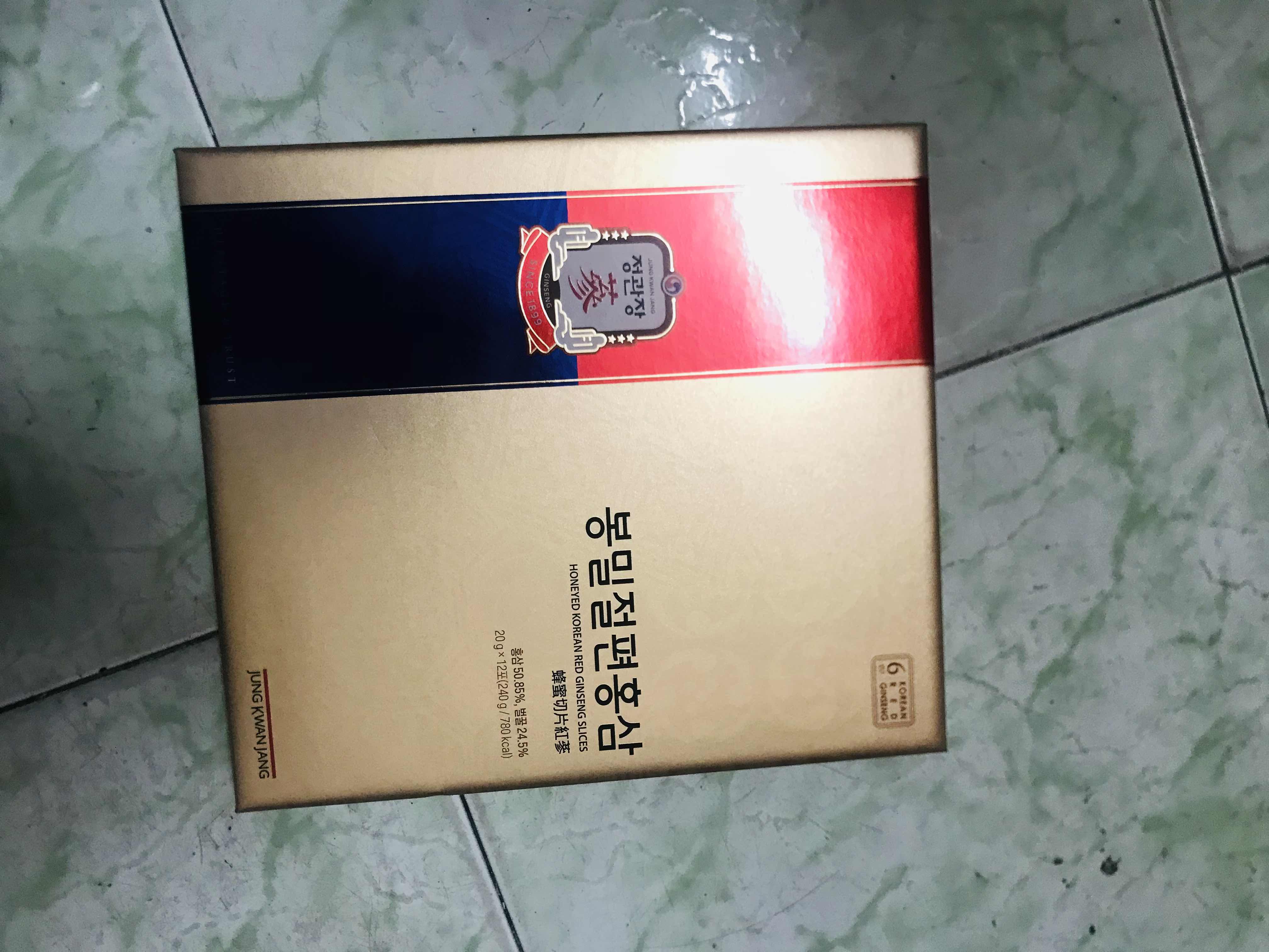 Hồng Sâm Thái Lát Tẩm Mật Ong KGC Hàn Quốc Cao Cấp 20g - Bổ Sung Dinh Dưỡng, Tăng Cường Sức Khỏe, Hỗ Trợ Làm Đẹp Da
