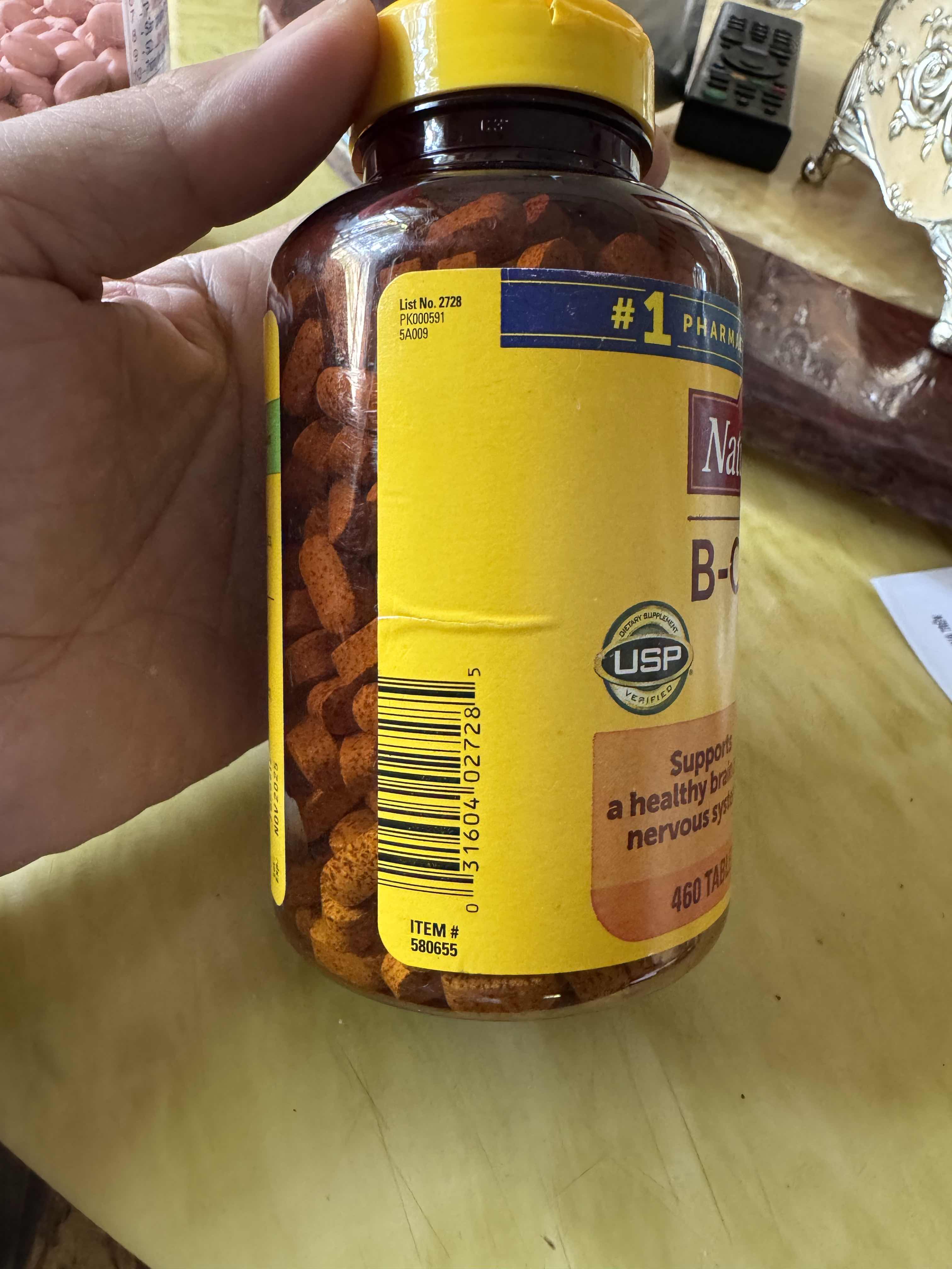 Viên Uống Super Vitamin B Complex Nature Made 140 Viên - Hỗ Trợ Tăng Cường Sức Khỏe và Giảm Mệt Mỏi Cho Bà Bầu