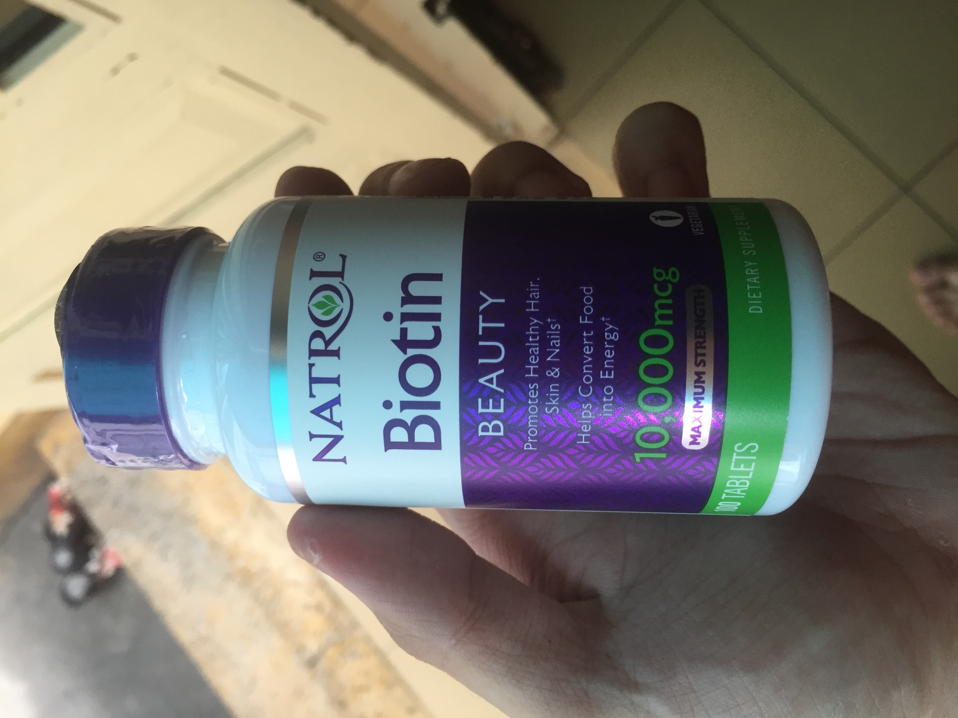 Viên Uống Mọc Tóc Natrol Biotin 10000 mcg Mỹ - Hỗ Trợ Rụng Tóc, Tóc Khỏe Mạnh, 100 Viên, Vitamin B7 Hữu Ích