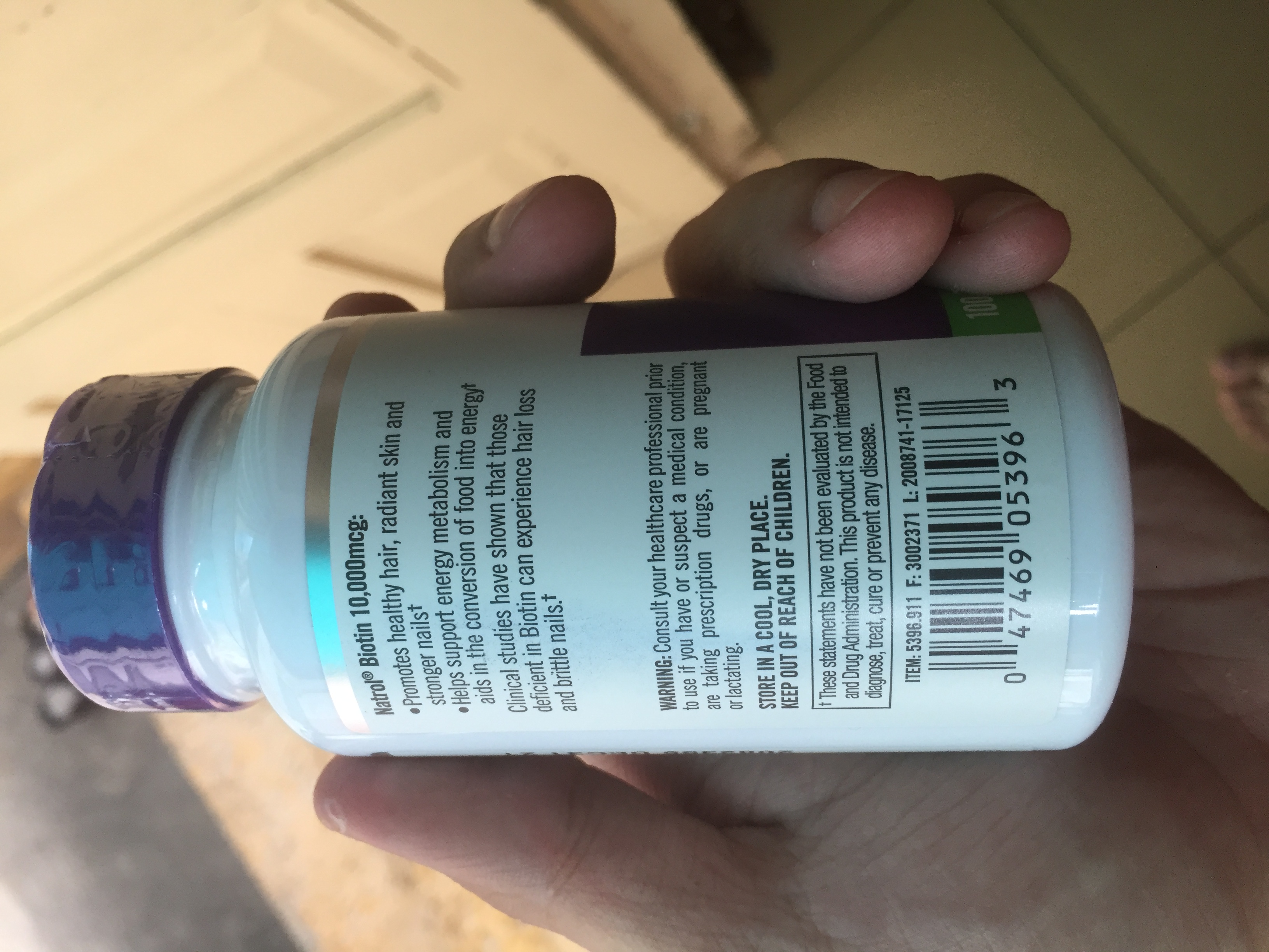 Viên Uống Mọc Tóc Natrol Biotin 10000 mcg Mỹ - Hỗ Trợ Rụng Tóc, Tóc Khỏe Mạnh, 100 Viên, Vitamin B7 Hữu Ích