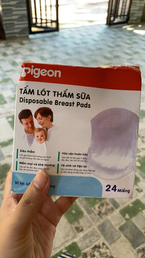 Miếng Lót Thấm Sữa Pigeon - 24 Miếng Hộp, Dành Cho Mẹ - Hút Sữa Nhanh Chóng, Tiện Lợi Và Thoải Mái Khi Sử Dụng