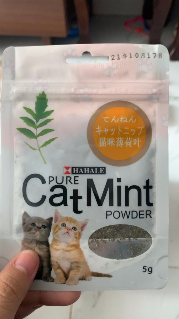 Cỏ bạc hà Hahale CatMint Powder cho mèo - Thực phẩm chức năng giảm stress, kích thích và hỗ trợ tiêu hóa cho mèo khỏe mạnh