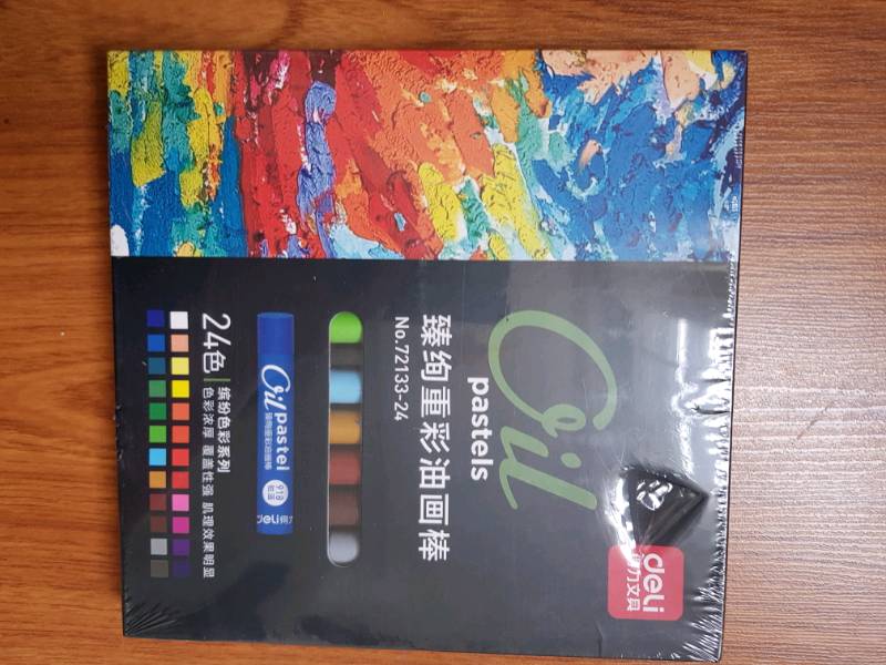 Bút Sáp Dầu Oil Pastel Tô Màu Chuyên Nghiệp Deli - 36 Màu Sắc Đậm Đà, Vẽ Nhiều Kiểu Sáng Tạo, Dụng Cụ Học Tập Hoàn Hảo