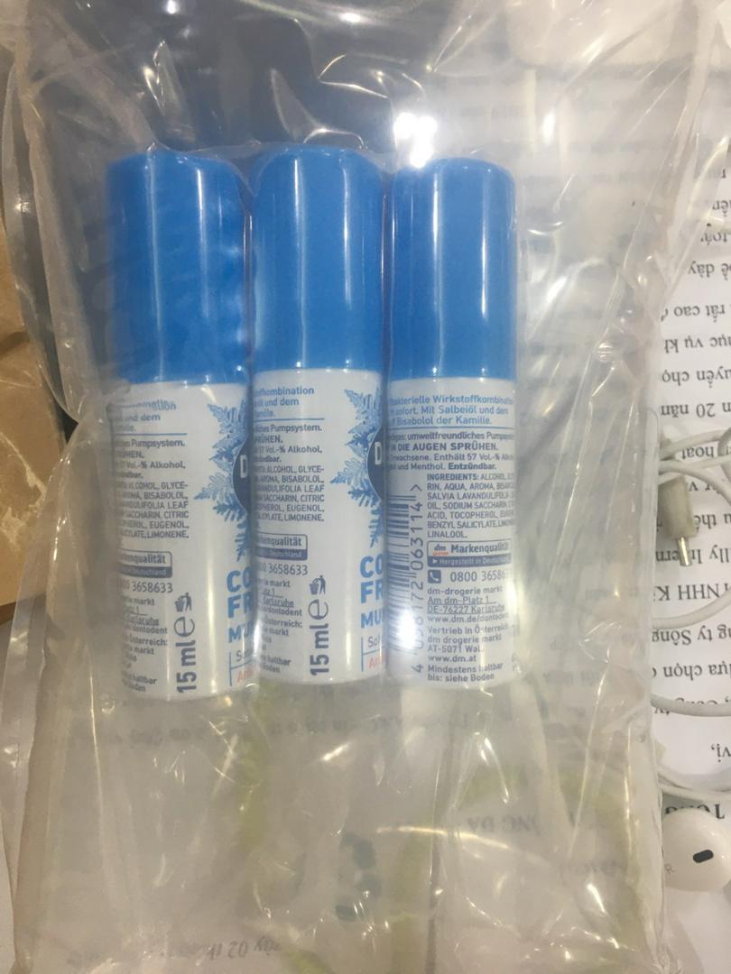 Xịt thơm miệng Dontodent Đức 15ml - Khử mùi và diệt khuẩn hiệu quả, tự tin giao tiếp, chăm sóc răng miệng an toàn và dễ sử dụng
