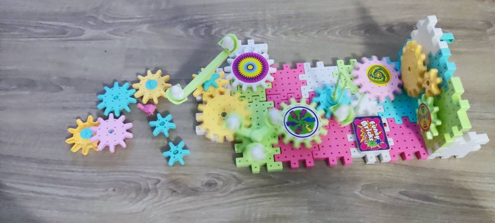 Bộ Đồ Chơi Xếp Hình Lego Bánh Răng Xoay 83 Chi Tiết - Sáng Tạo Phát Triển Trí Tuệ Cho Bé Từ 3 Tuổi
