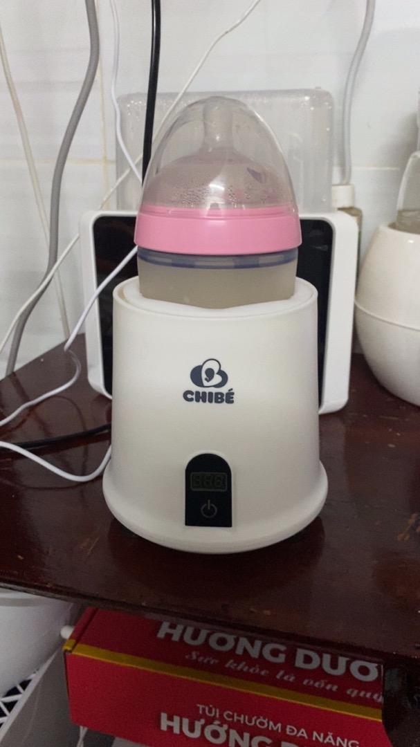Máy Lắc Bình Sữa Chibé CB007 - Giải Pháp Pha Sữa Không Bọt, Không Vón, Tiện Lợi Cho Mẹ, Tích Hợp Pin Lithium 850mAh