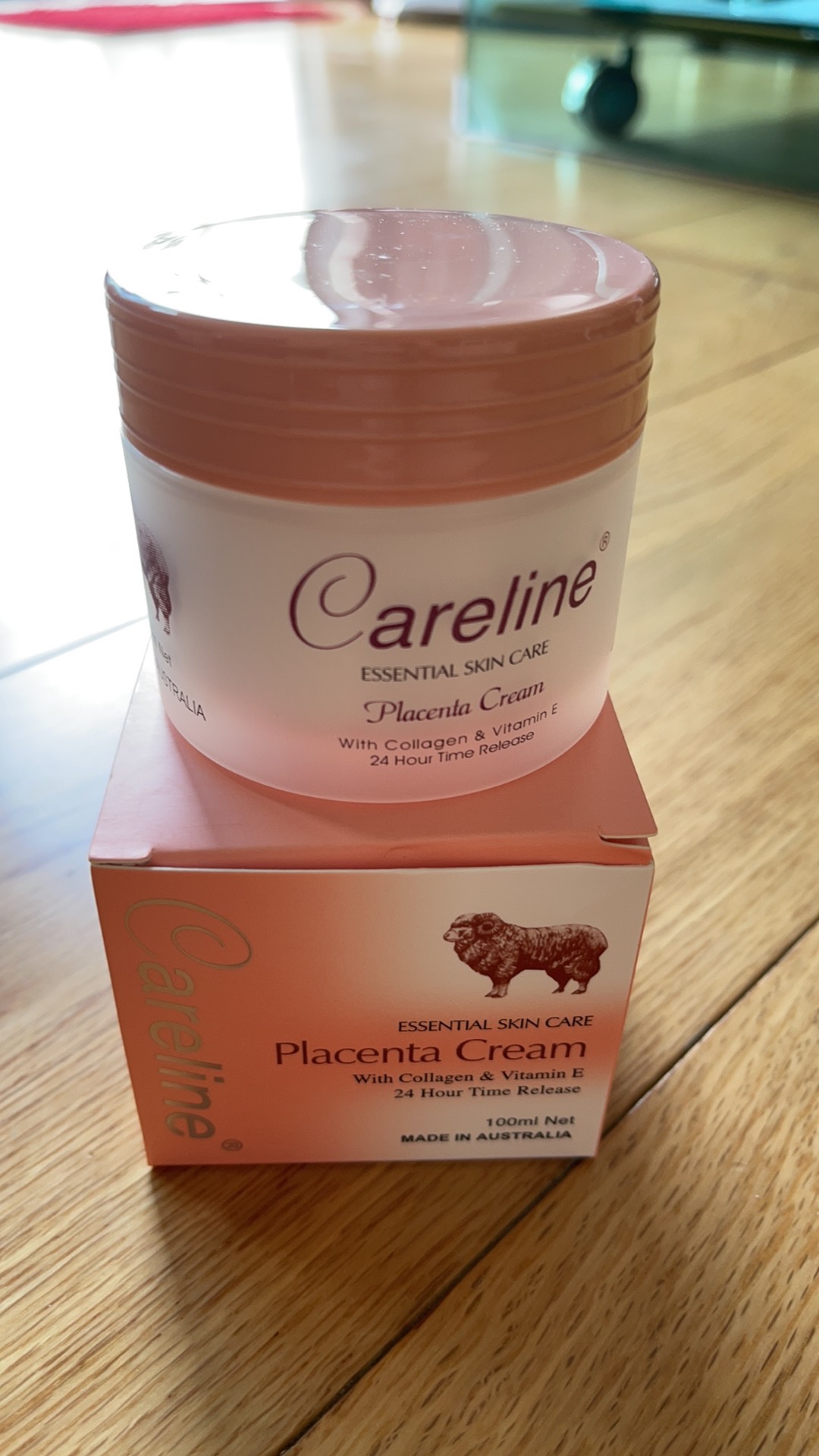 Kem Nhau Thai Cừu Careline Placenta Cream 100ml - Dưỡng Ẩm Chống Lão Hóa Từ Úc, Giúp Da Mềm Mại và Săn Chắc
