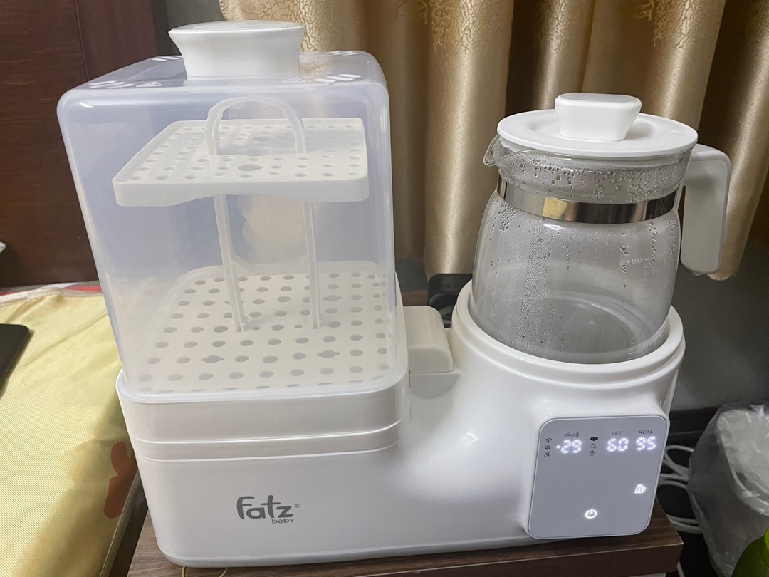Máy Đun Nước Pha Sữa Đa Năng Fatzbaby Multimax 3 FB9322SJ - Chức Năng Nấu Cháo, Hâm Nóng, Tiệt Trùng - Sản Phẩm Hữu Ích Cho Mẹ và Bé