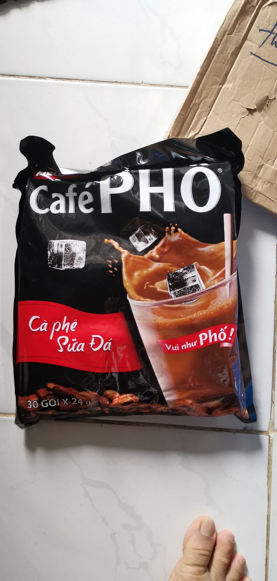 Cà Phê Sữa Đá MacCoffee Café Phố 720g - Thức Uống Đậm Đặc, Hương Vị Tinh Tế, Dễ Pha Chế, Hộp 30 Gói Tiện Lợi