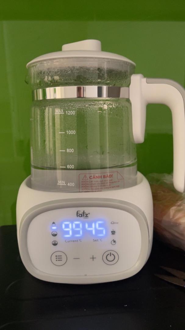 Máy Đun Nước Pha Sữa Điện Tử QUICK 9 Fatzbaby FB3526TN - Chức Năng Giữ Ấm, Siêu Tốc, Dung Tích 1.2L, Thích Hợp Cho Gia Đình