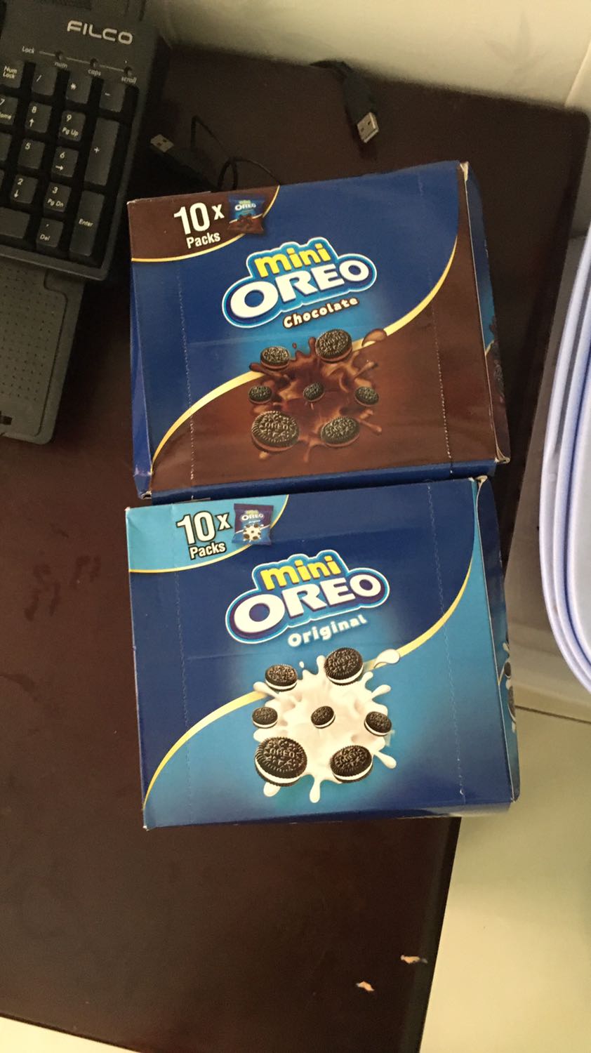Combo 2 Hộp Bánh Quy Oreo Mini Vị Socola & Vani - Bánh Ngọt Giòn Rụm Cho Gia Đình, Snack Ngon Hàng Đầu Kids