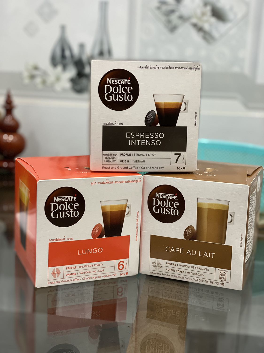 Cà phê rang xay nguyên chất Nescafe Dolce Gusto Lungo hộp 16 viên nén - Hương thơm đậm đà, độ mạnh cafein 6, hỗ trợ tỉnh táo
